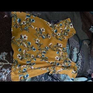 Floral crop top